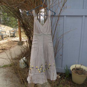 Anthropologie Lithe Star Grass Dress | Size 8